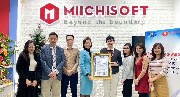 ニュース 3 Miichisoftは国際規格の ISO9001 とISO27001 の認証を取得しました。
