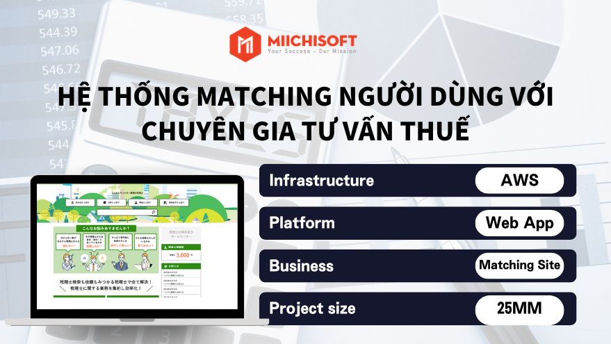 Achievement 18 Hệ thống matching người dùng với chuyên gia tư vấn thuế