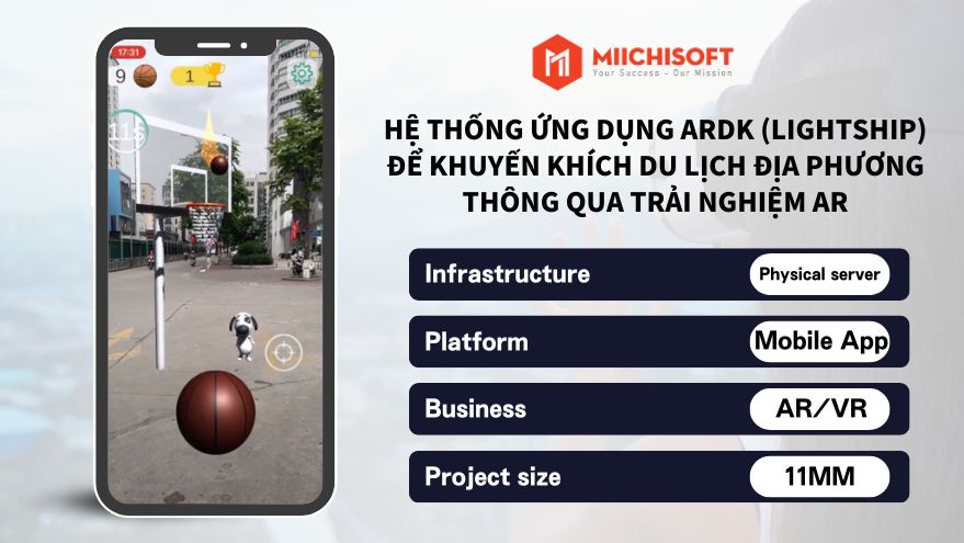 Hệ thống ứng dụng ARDK (Lightship) để khuyến khích du lịch địa phương thông qua trải nghiệm AR