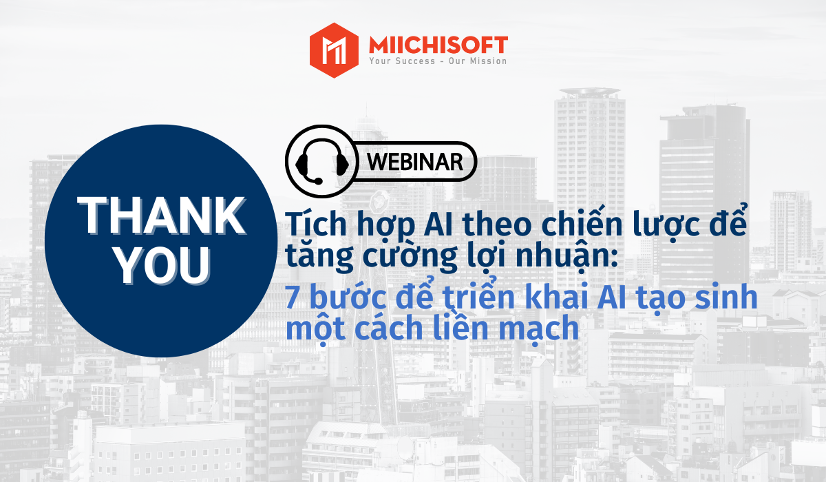 Tin tức Miichisoft 3 Tích Hợp AI Theo Chiến Lược Để Tăng Cường Lợi Nhuận: 7 Bước Để Triển Khai AI Tạo Sinh Một Cách Liền Mạch