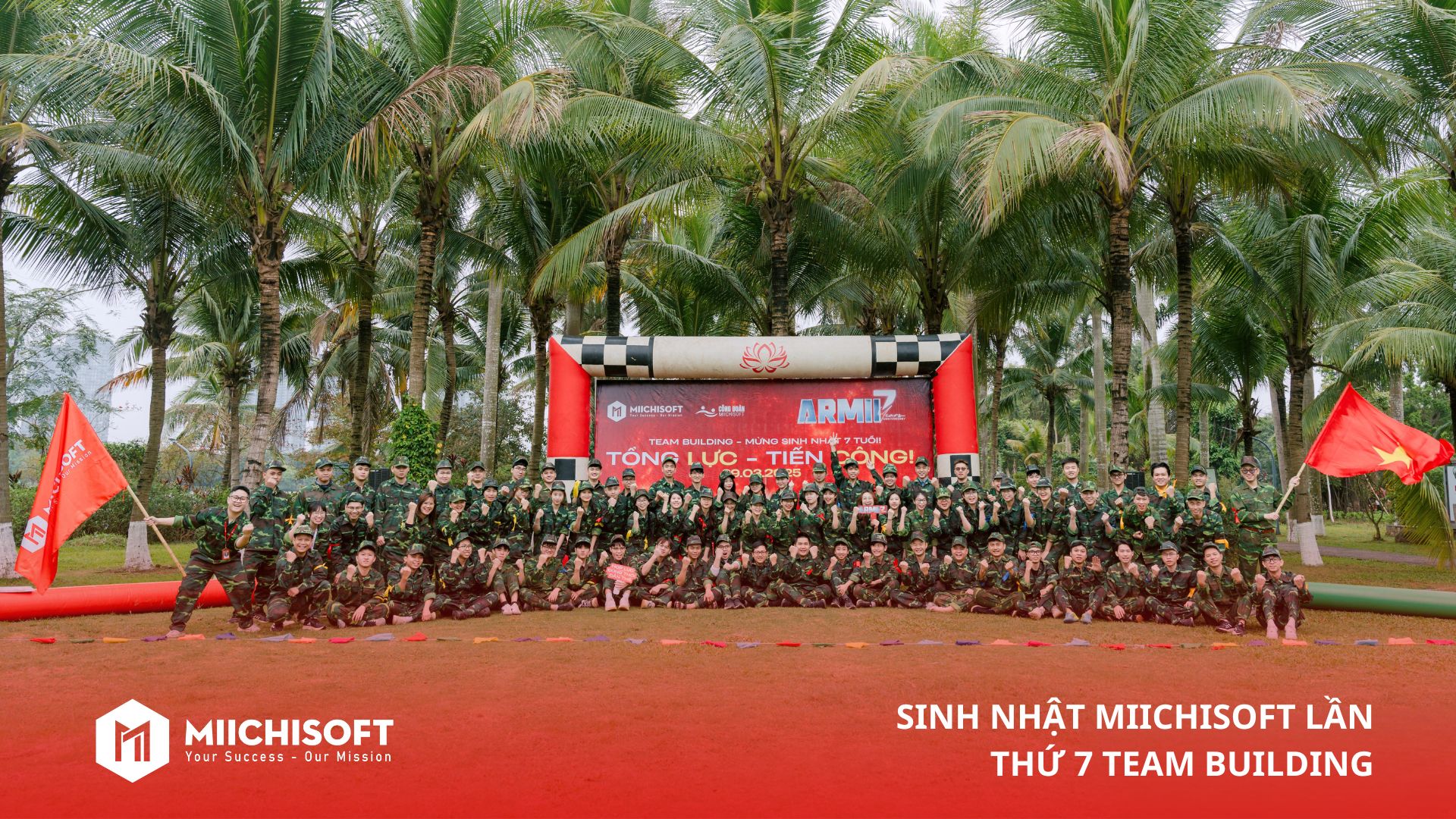 Team Building Sinh Nhật Miichisoft lần thứ 7: Hợp lực – Đúng thời – Dẫn thế
