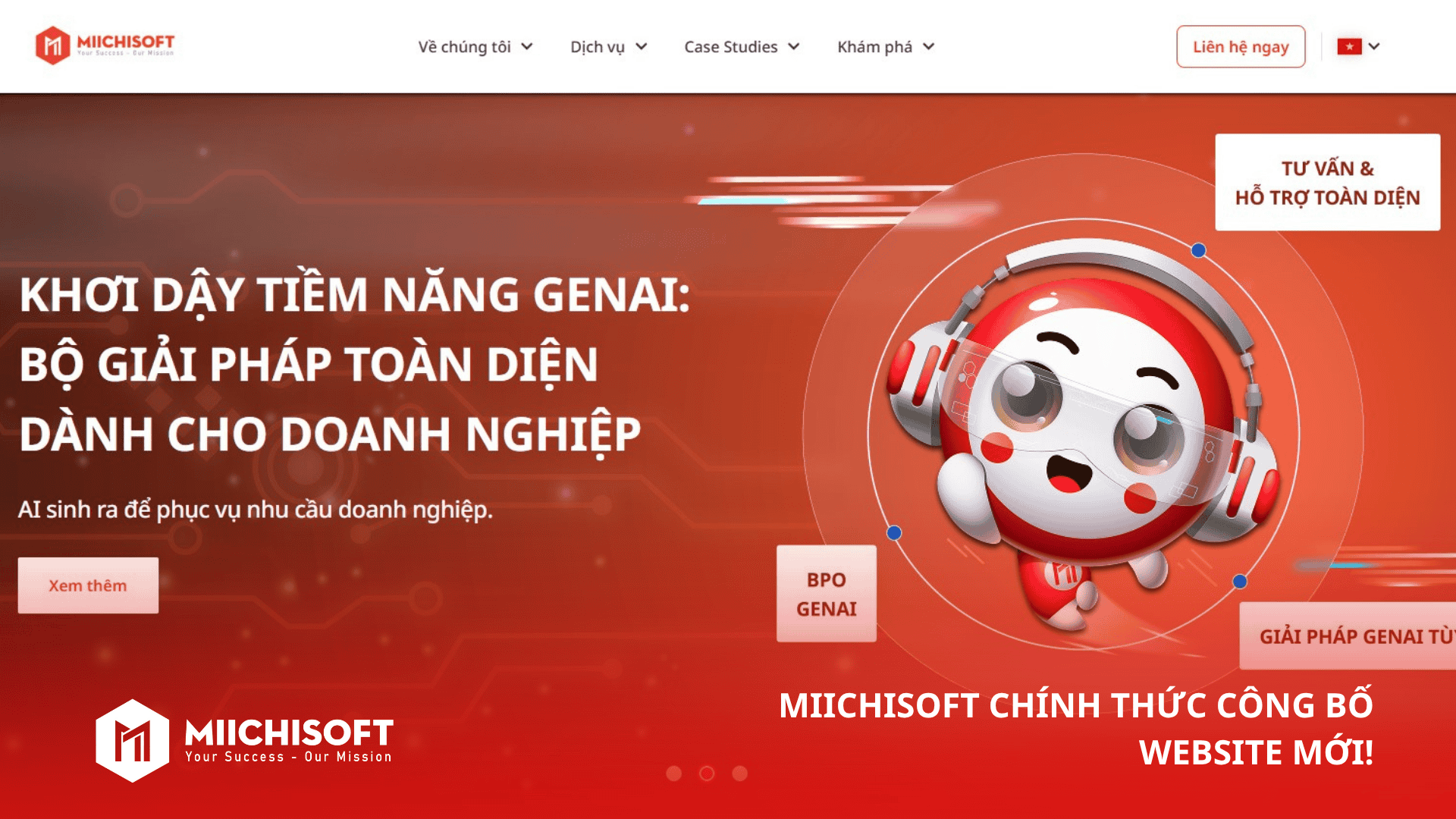 Tin tức Miichisoft 1 Miichisoft chính thức ra mắt website mới – Đánh Dấu Bước Chuyển Mình Chiến Lược
