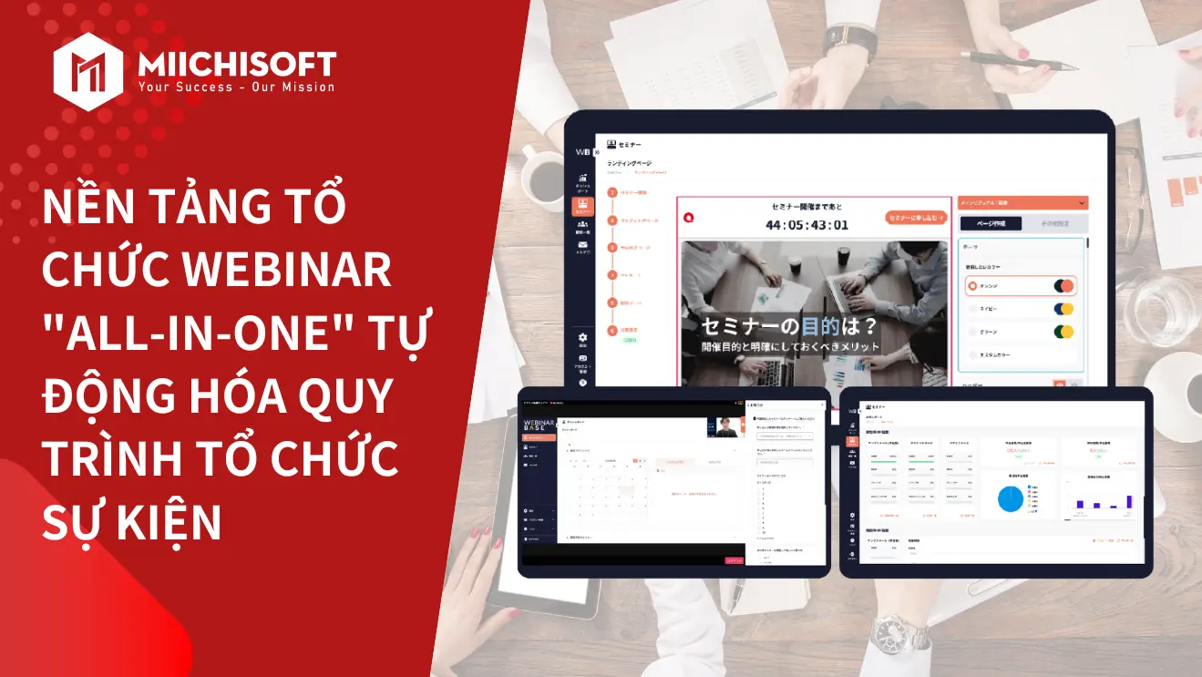Nền tảng tổ chức Webinar “All-in-one” tự động hóa quy trình tổ chức sự kiện