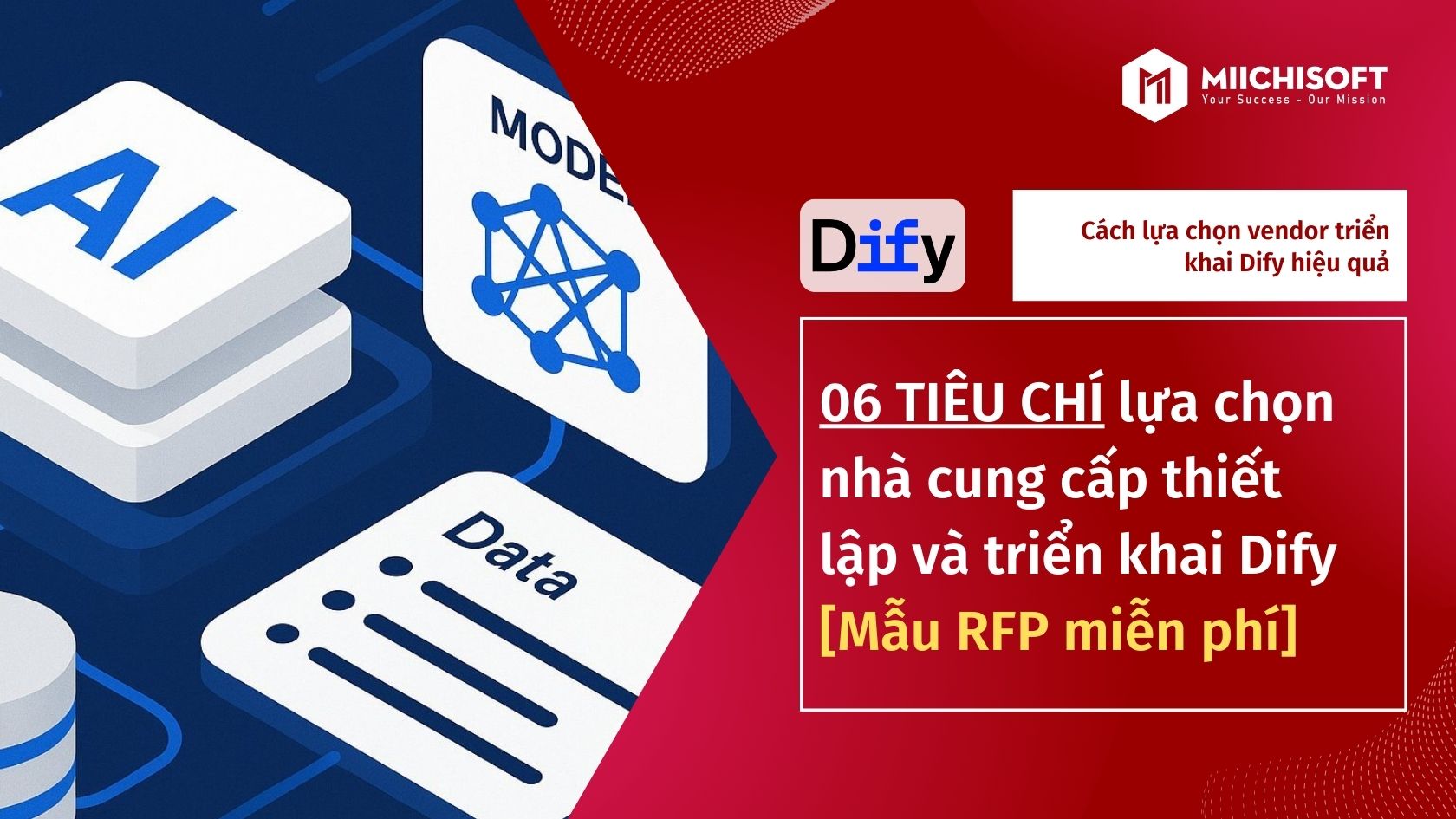 6 tiêu chí chọn nhà cung cấp triển khai Dify [Mẫu RFP miễn phí]